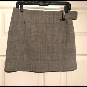 Express • Plaid Skirt with Adjustable Belt